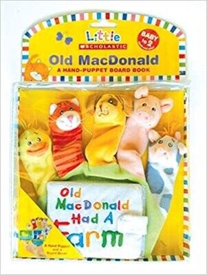 Scholastic Old Macdonald Had A Farm Hand Puppet And Book