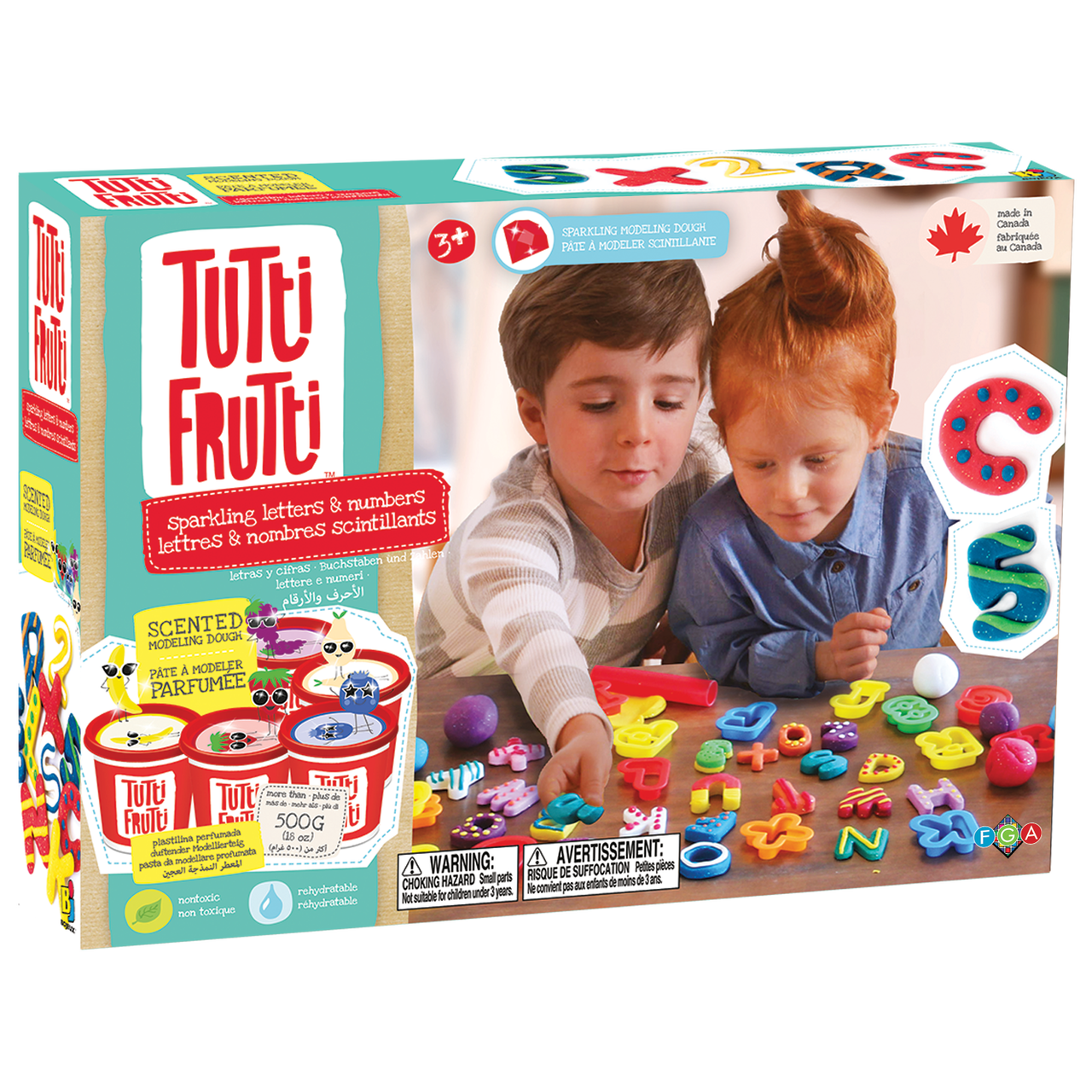 Tutti Frutti Sparkling Letters & Numbers (Large Box)