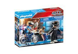 Playmobil City Action Police Bicycle With Thief 70573