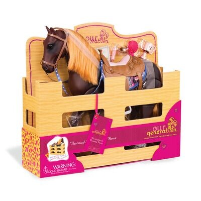 Our Generation Poseable Throughbred Horse 20&quot;