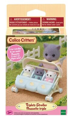 Calico Critters Triplet Stroller