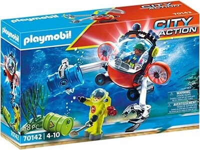Playmobil City Life Enviromental Expedition With Dive Boat