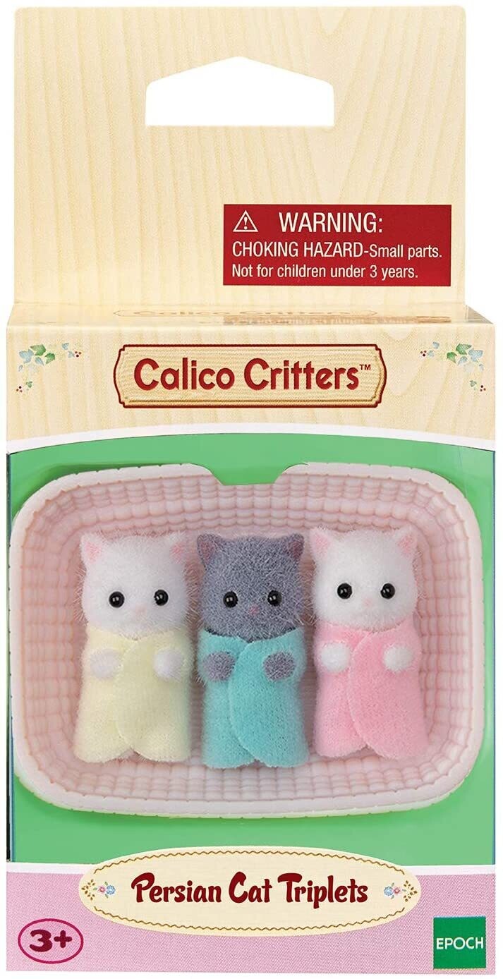 Calico Critters Persian Cat Triplets