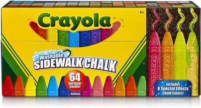 Crayola 64ct Crayola Sidewalk Chalk