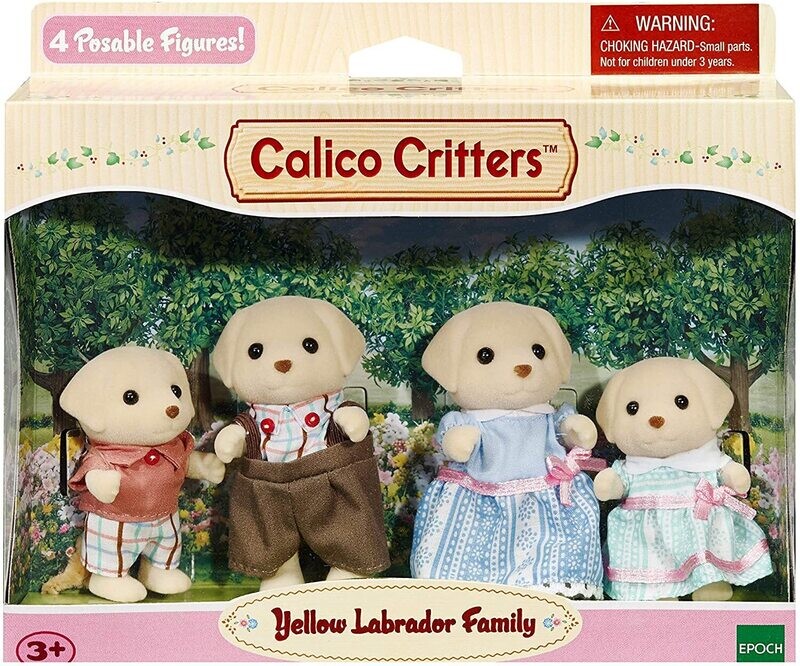 Calico Critters Yellow Labrador Family