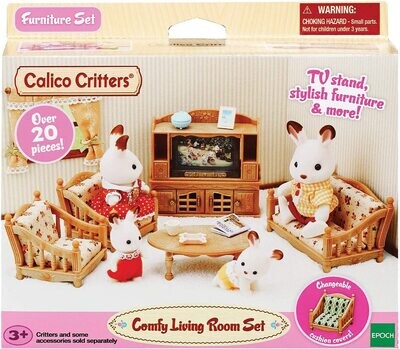 Calico Critters Comfy Living Room Set