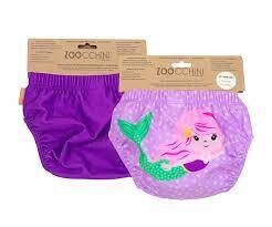 Zoocchini Mermaid Knit Swim Diaper 2pc set