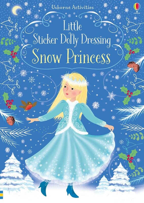 Usborne Little Sticker Dolly Dressing Snow Princess