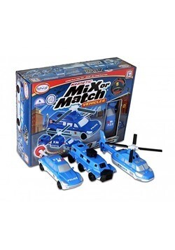 Popular Playthings Blue Pk -Micro Mix Or Match Vehicles