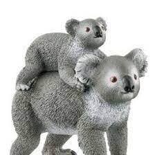 Schleich Wild LIfe 42566 Koala Mother with Baby