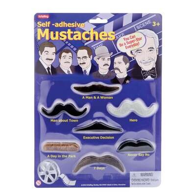 Schylling Mustaches - Self Adhesive