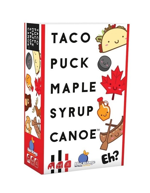 Blue Orange Taco Puck Maple Syrup Canoe