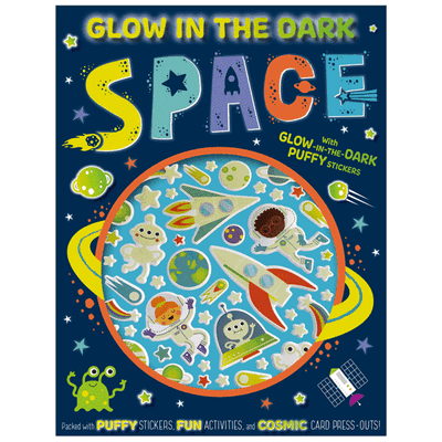 Make Believe Ideas Space Glow In The Dark Sticker Activity Book