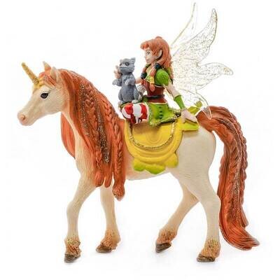 Schleich Bayala Fairy Marween With Glitter Unicorn 70567