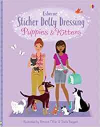 Usborne Puppies & Kittens - Sticker Dolly Dressing