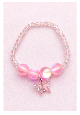 Great Pretenders Boutique Holo Pink Crystal Bracelet