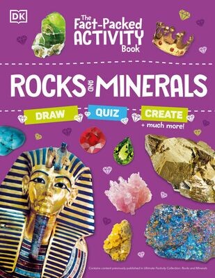 DK Books The Fact-Packed Activity Book: Rocks and Minerals