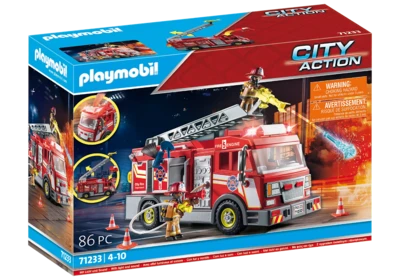 Playmobil City Action Fire Truck with Flashing Lights 71233