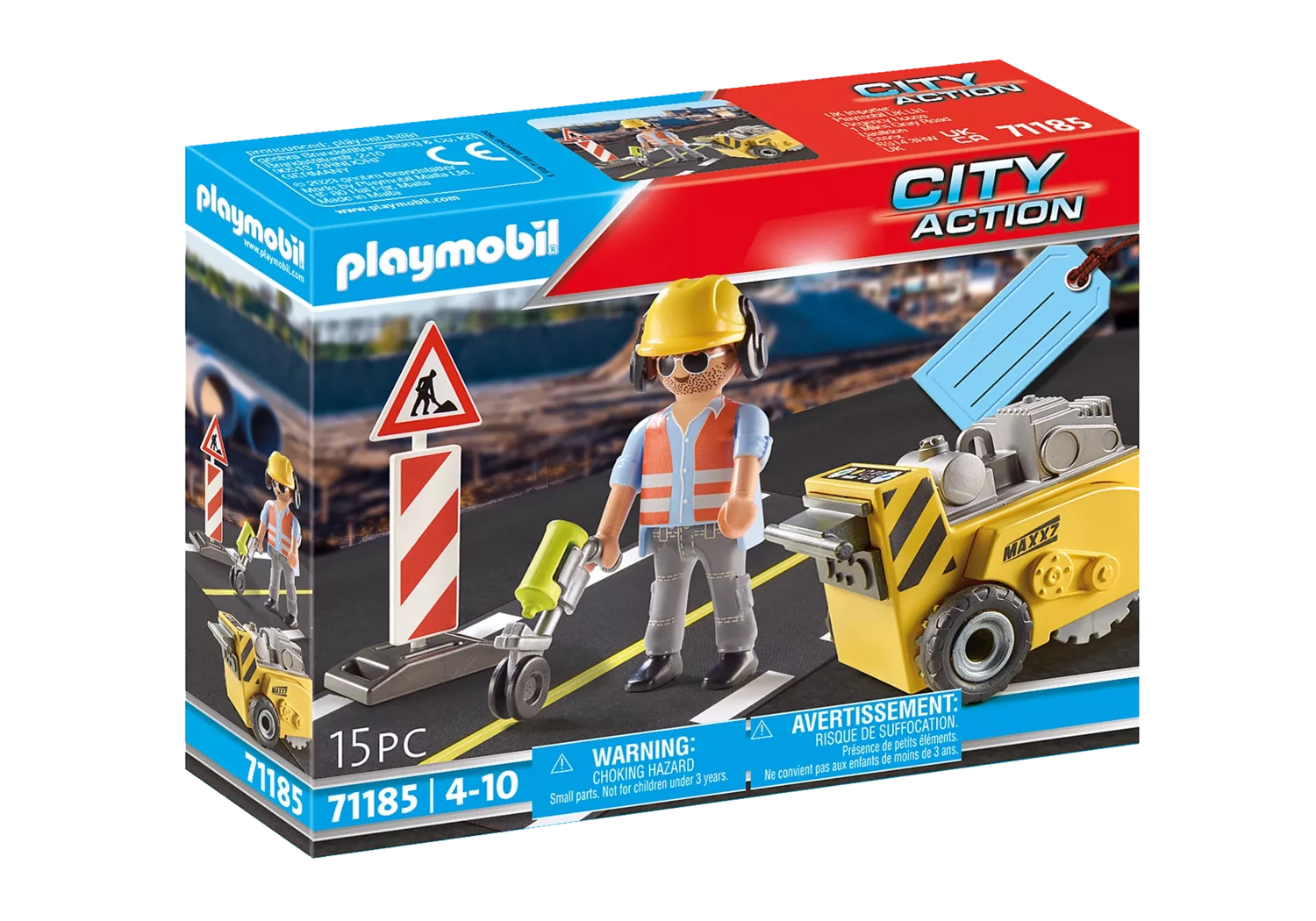 Playmobil City Action Construction Worker Gift Set 71185