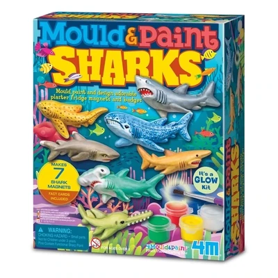 4M Sharks Mould &amp; Paint