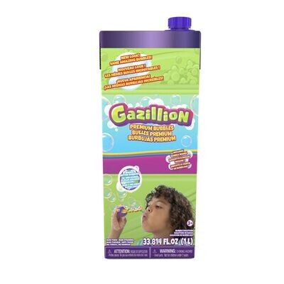Gazillion 1L Boxed Bubble Solution