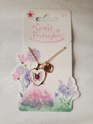 Great Pretenders Rainbow/Butterfly BFF Necklace