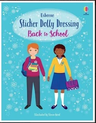 Usborne Back To School Sticker Dolly Dressing