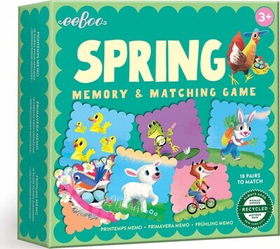 Eeboo Spring Memory &amp; Matching Game