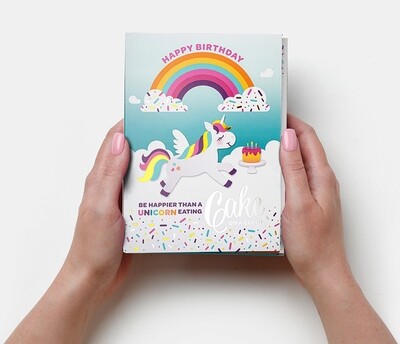 Insta Cake Happy Birthday Unicorn Card