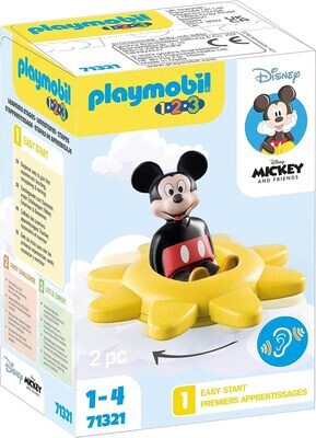 Playmobil 123 &amp; Disney Minnie &amp; Mickey&#39;s Spining Sun With Rattle Feature 71321
