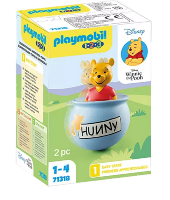 Playmobil 123 &amp; Disney Winnie&#39;s Counterbalance Honey Pot 71318