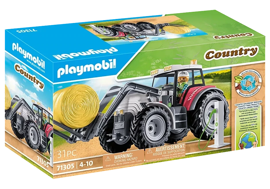 Playmobil Country Large Tractor With Accessories 71305