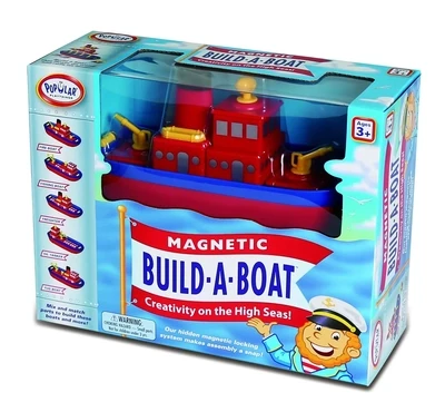 Popular Playthings Magnetic Build A Boat
