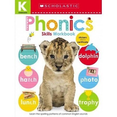 Scholastic Kindergarten Skills Workbook Phonics