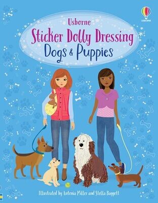 Usborne Dogs & Puppies Sticker Dolly Dressing