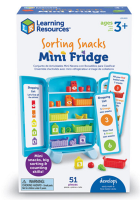 Learning Resources Sorting Snacks Mini Fridge