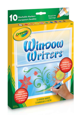 Crayola Window Writers 10pk Broad Line - Washable