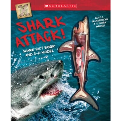 Shark Attack! Book with 3D Model