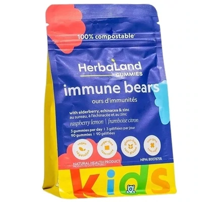 Herbaland Immune Bears Kids 90 Gummy