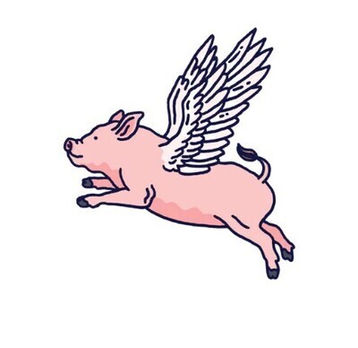 Tattly Flying Pig