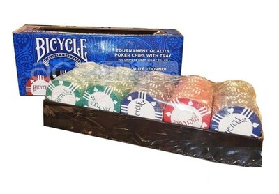 Bicycle Premium Clay Poker Chips