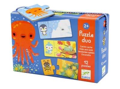 Djeco Hide & Seek Puzzle Duo
