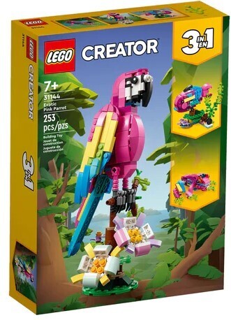 Lego Creator Exotic Pink Parrot 31144