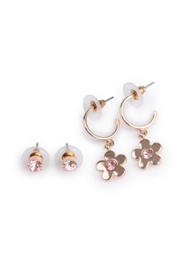 Great Pretenders Boutique Chic Bejewelled Blooms Earrings, 2 pair