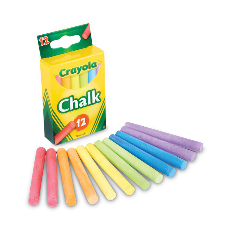 Crayloa Coloured Dustless Chalk