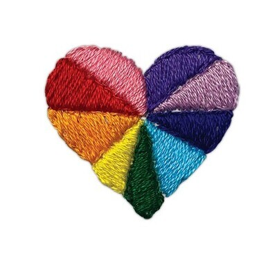 Tattly Rainbow Heart Tattoo Pair