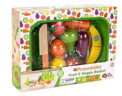 Fat Brain Toys Pretendables Fruit and Veggie Basket