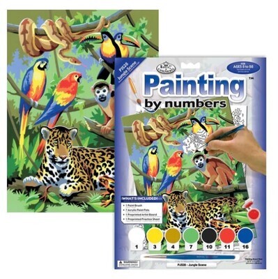 Royal & Langnickel Jungle Scene Paint By Number