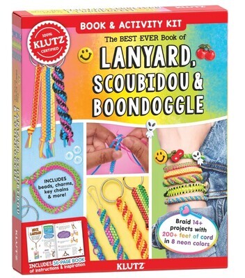 Klutz The Best Ever Book Of Lanyard, Scoubidou & Boondoggle
