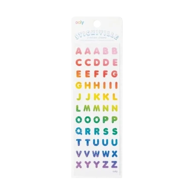 Ooly Stickiville Rainbow Letters